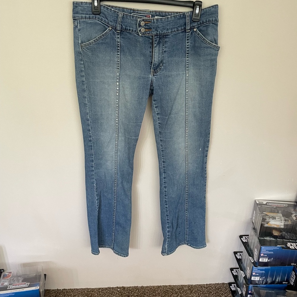 Old Navy Women's Classic Blue Straight Leg Jeans